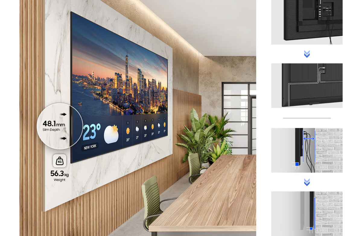 Samsung QM98C 98” 4K UHD Signage Monitor