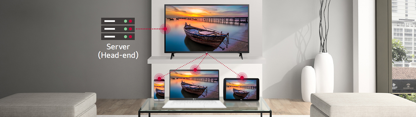 With the TV’s SoftAP function, other devices such as mobile phones, laptops, and tablets can be connected.
