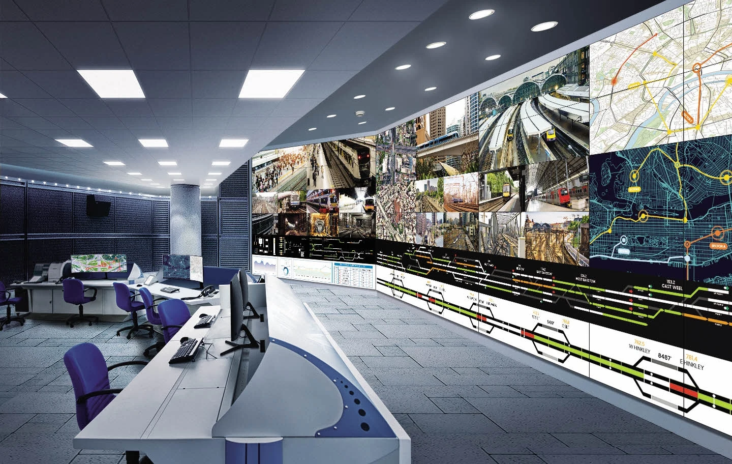 Samsung VM55C-R — Seamless video walls with razor-thin bezels